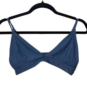 Romwe Women's Bikini Set Navy Blue sz Medium